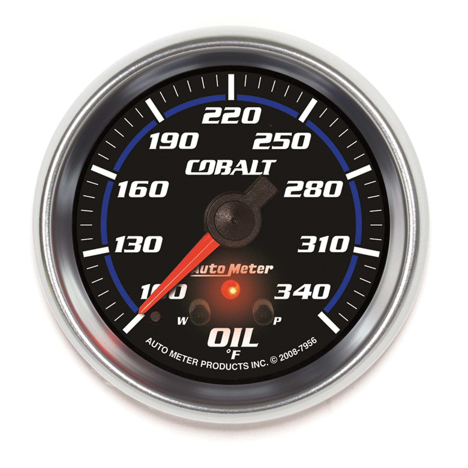 AutoMeter 2-5/8 In. OIL TEMPERATURE, 100-340 Fahrenheit, COBALT